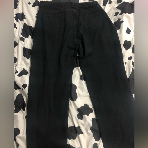 Flared leg black jeans - Picture 3 of 3